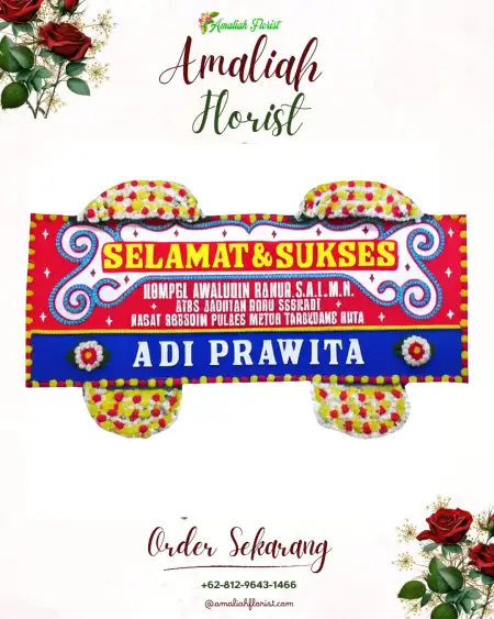 Papan Bunga Ucapan Selamat Kesimantengah